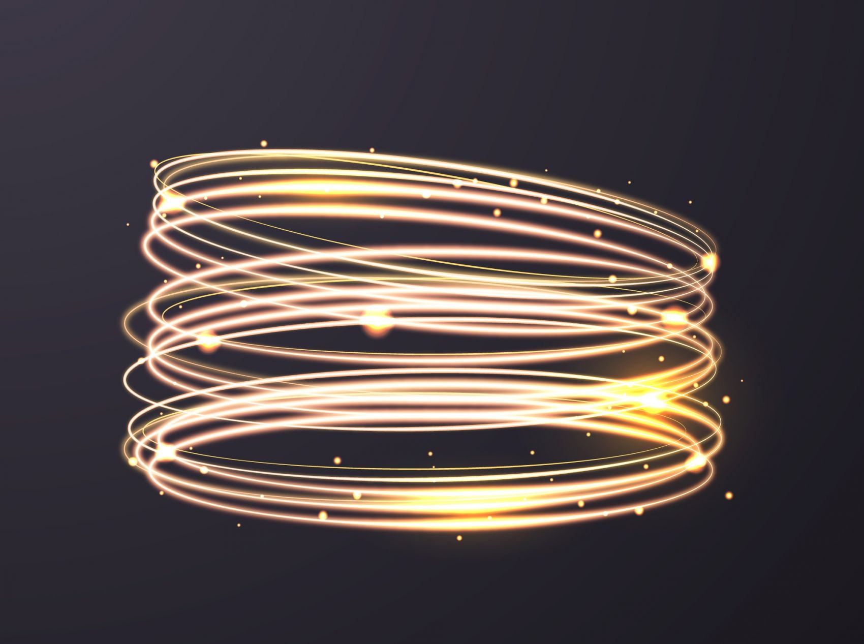 闪亮的金色螺旋光素材 欧莱凯设计网 08php Com