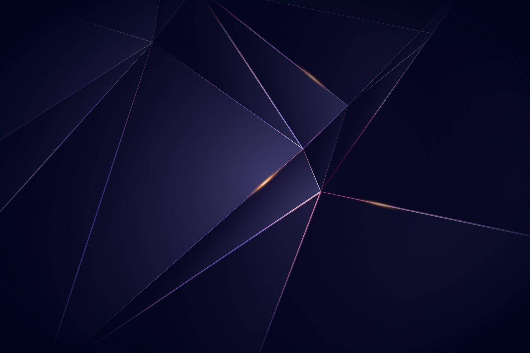 豪华金边线条多边形背景图片