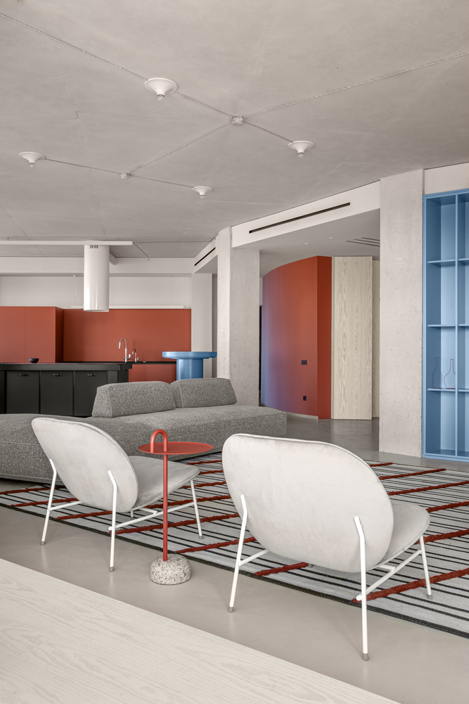 乌克兰200平米的蓝褐色现代公寓---酷图编号35