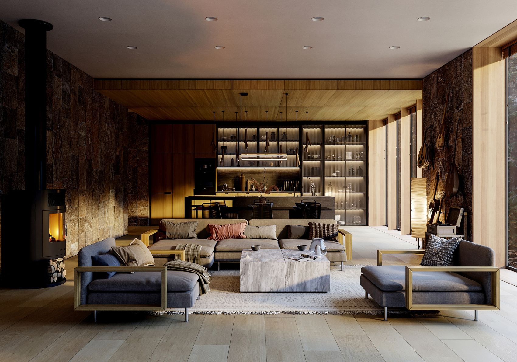 乌克兰175平米的建筑室内设计图片