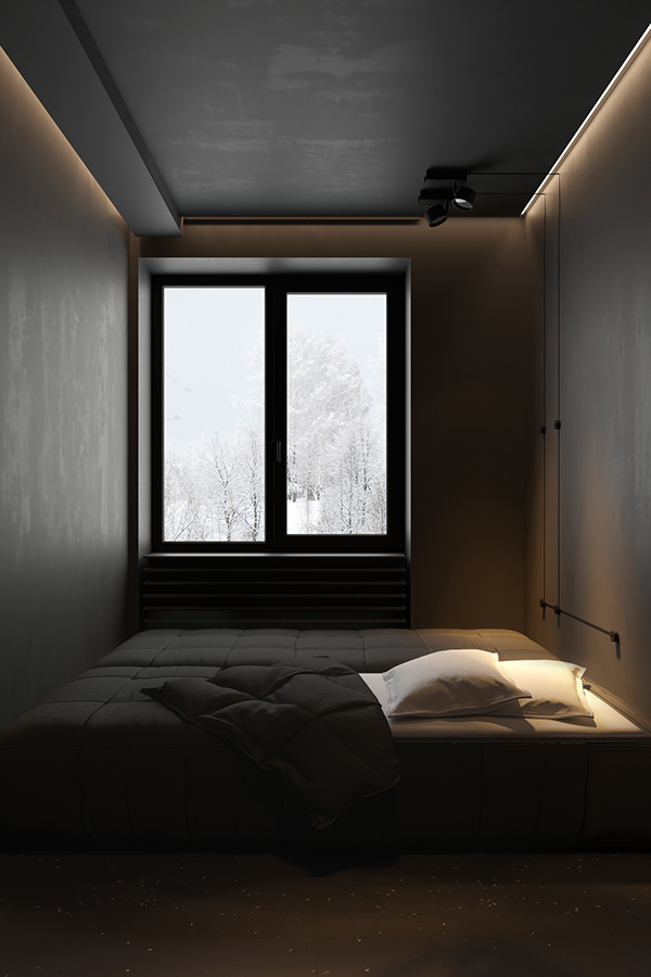 fl1h-莫斯科黑屋室内设计---酷图编号19