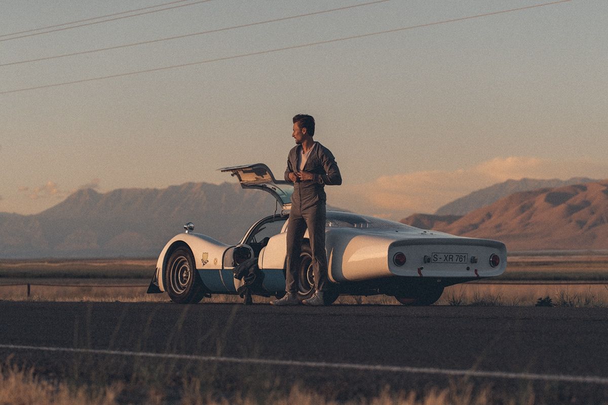 保时捷906复古车图片