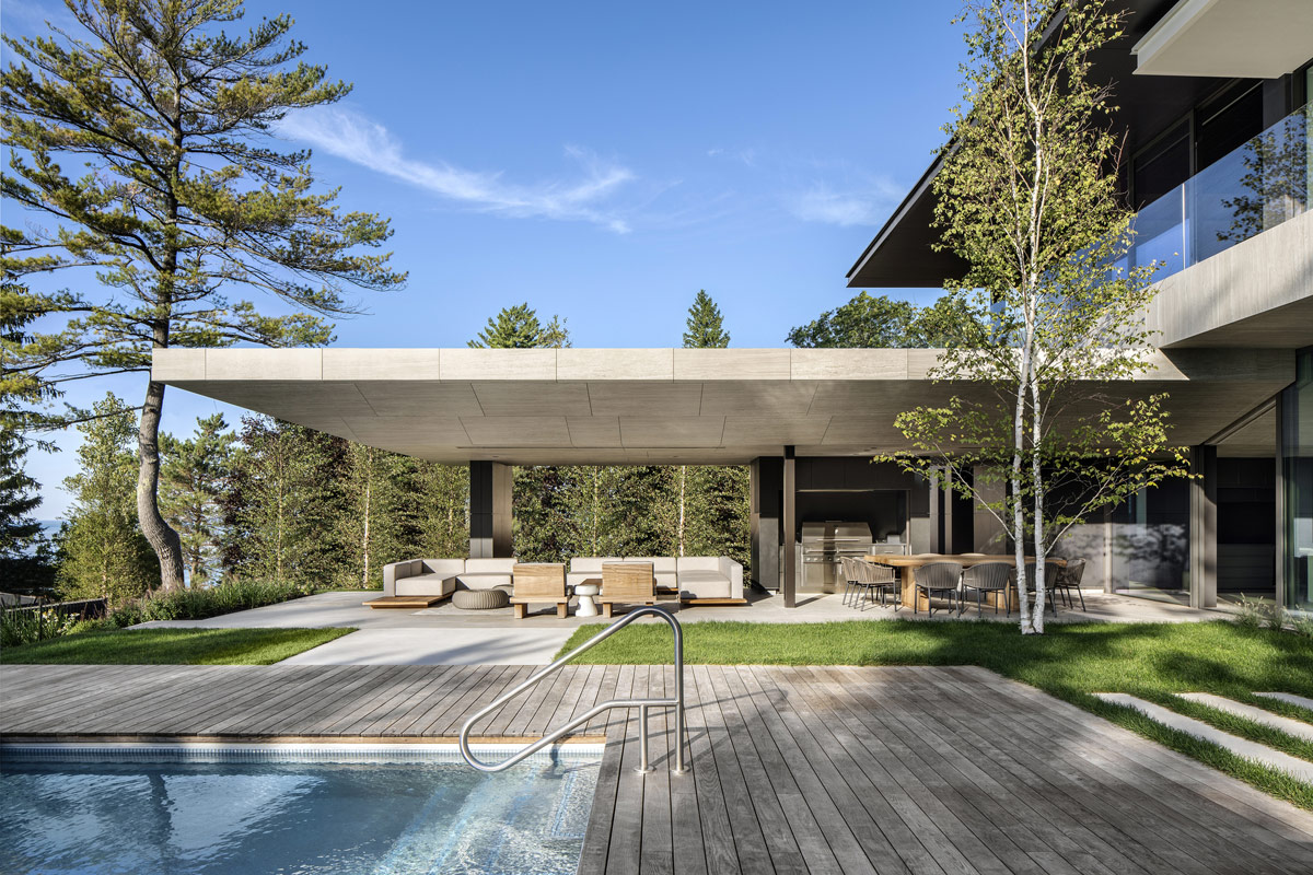 加拿大的豪华现代湖屋---酷图编号17