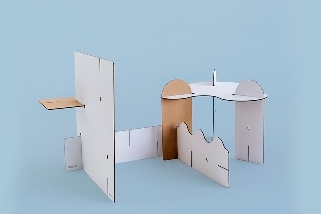 旨在创造性地平衡家庭学习和娱乐的纸片家居---酷图编号4