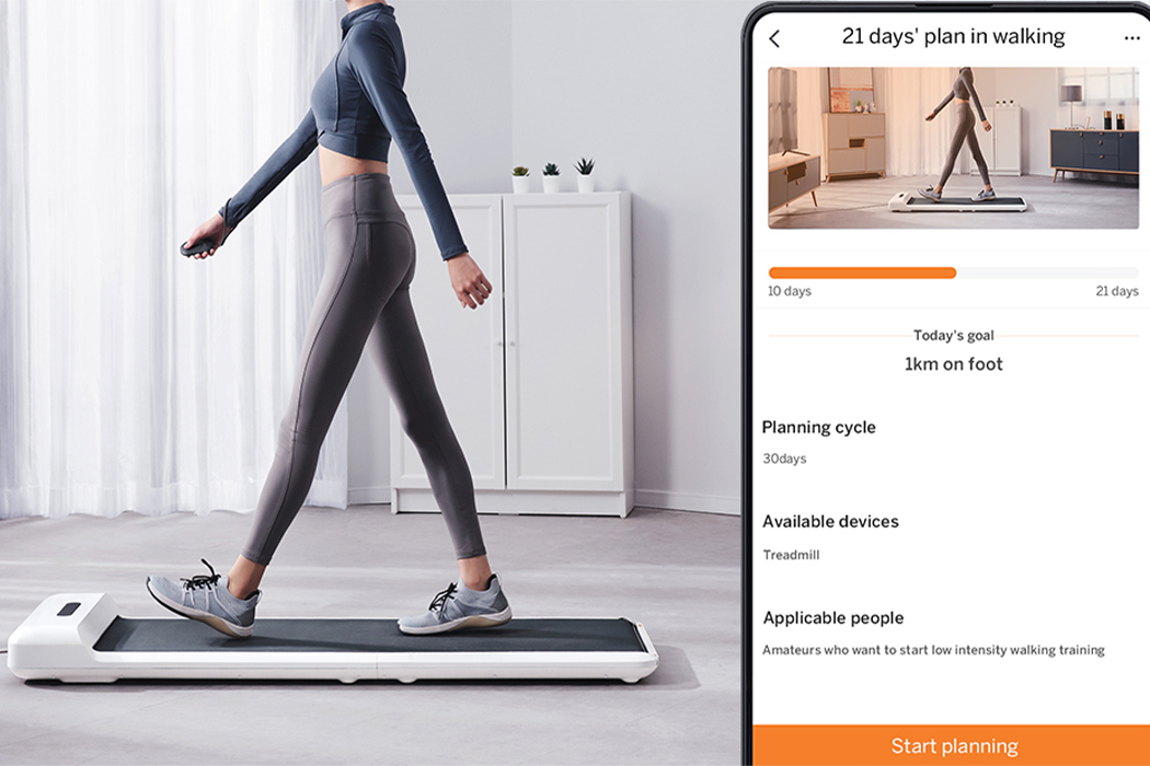 WalkingPad S1-180°可折叠健身垫是传统跑步机的省空间替代品!---酷图编号9