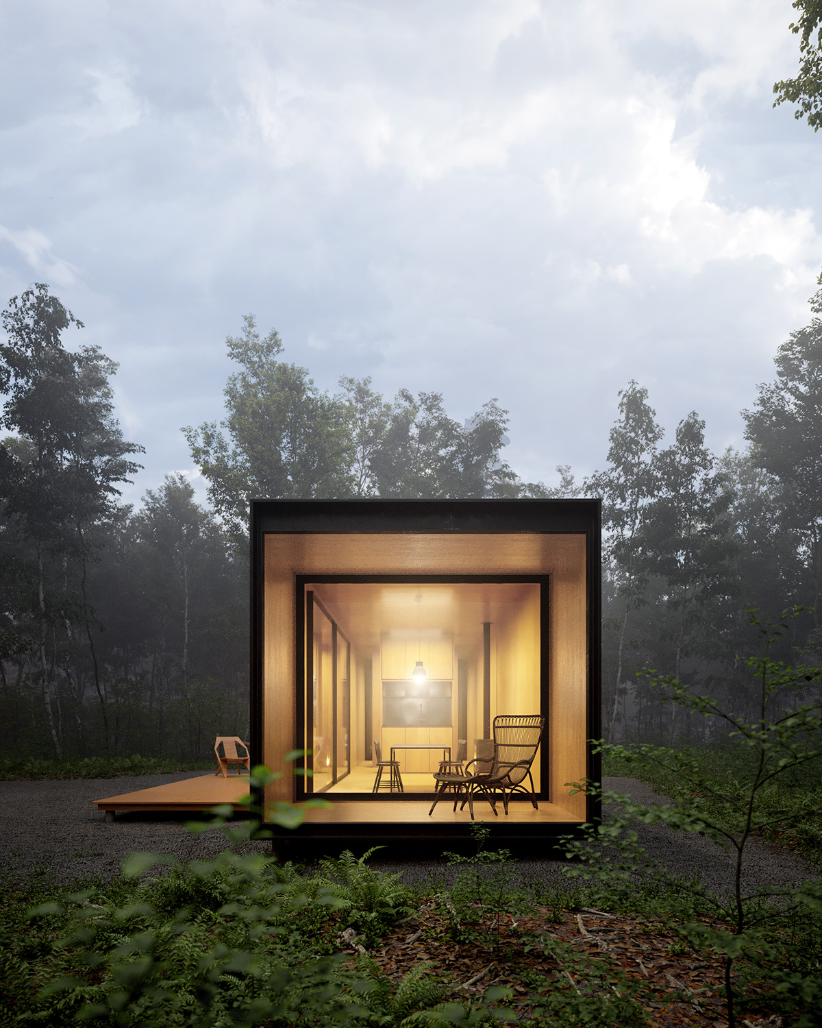 MINIMOD-木质集装箱方形房子---酷图编号5