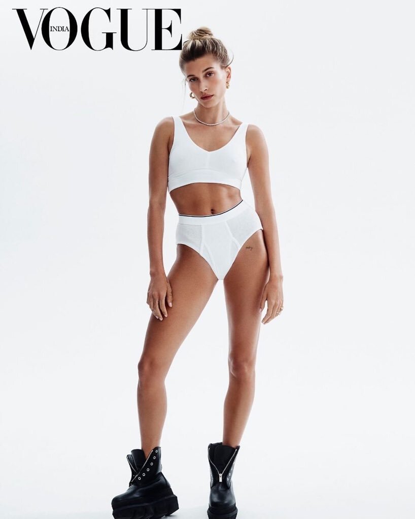 海莉·比伯-《 Vogue》杂志印度版---酷图编号4