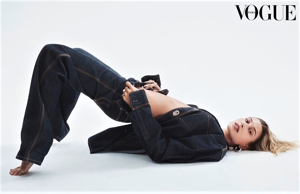海莉·比伯-《 Vogue》杂志印度版---酷图编号3