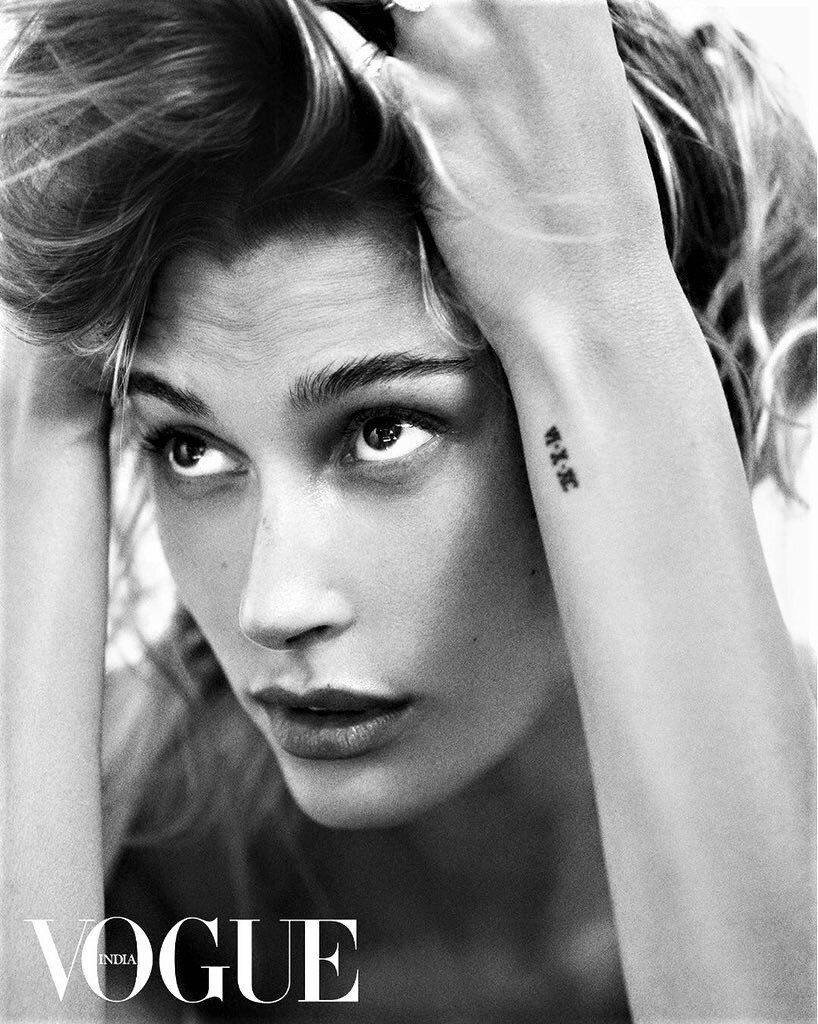 海莉·比伯-《 Vogue》杂志印度版---酷图编号2