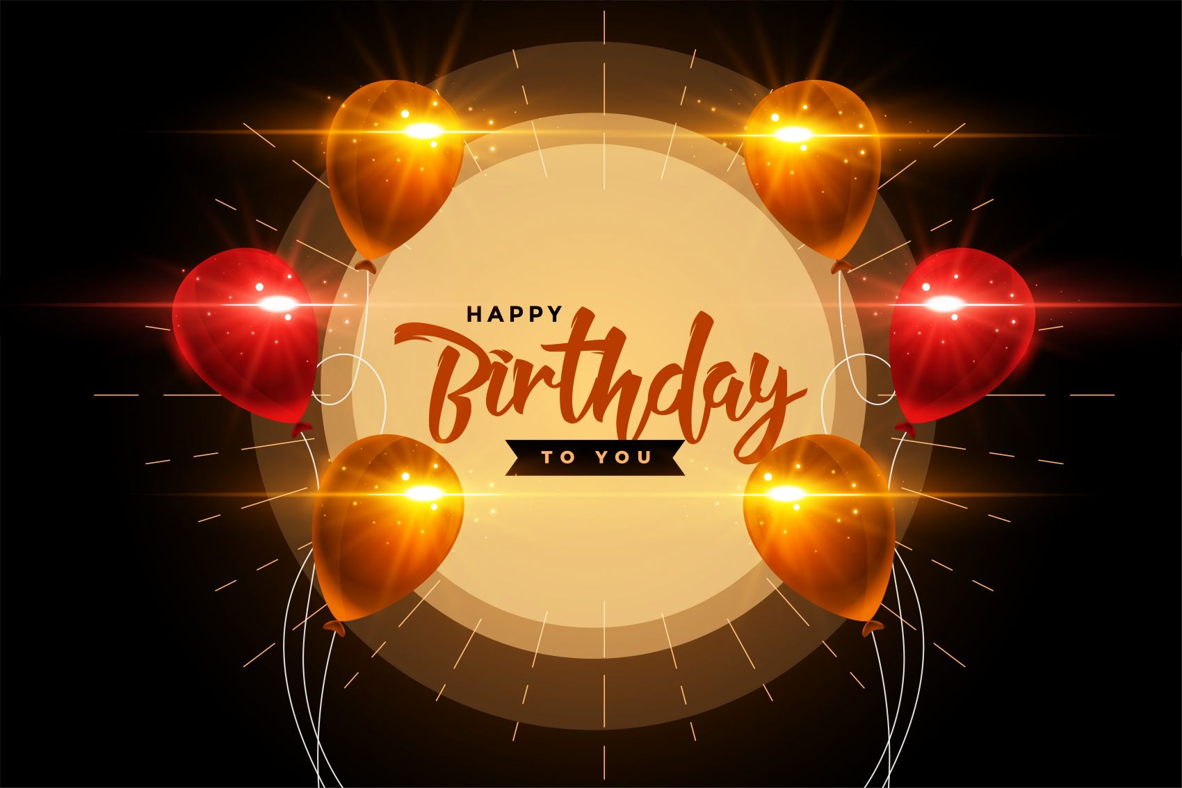 金箔氢气球素材图片