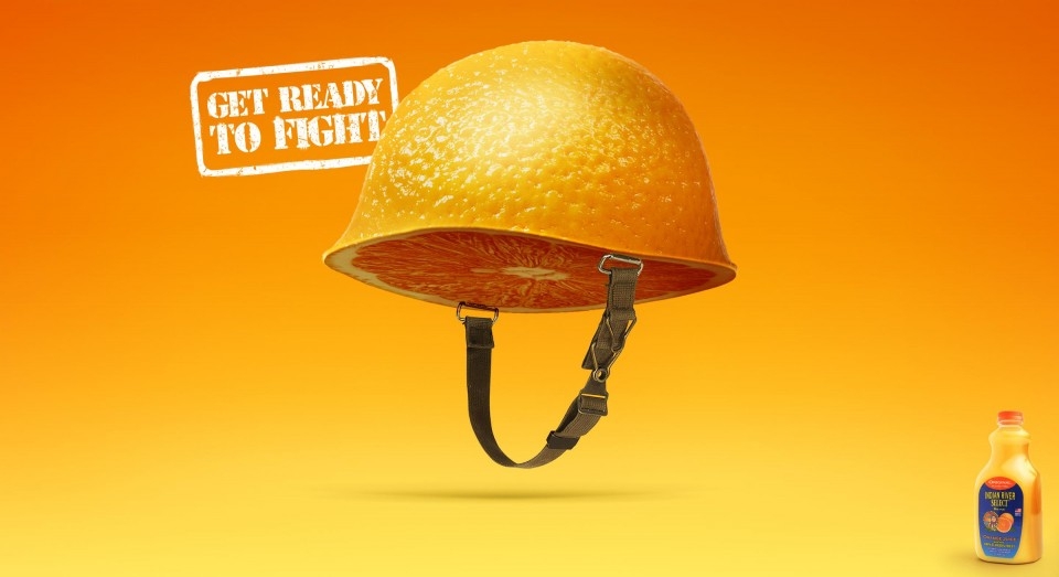 准备战斗-Indian River果汁广告图片