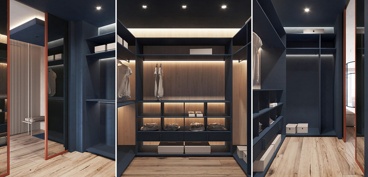 现代红色和蓝色风格的室内设计---酷图编号24