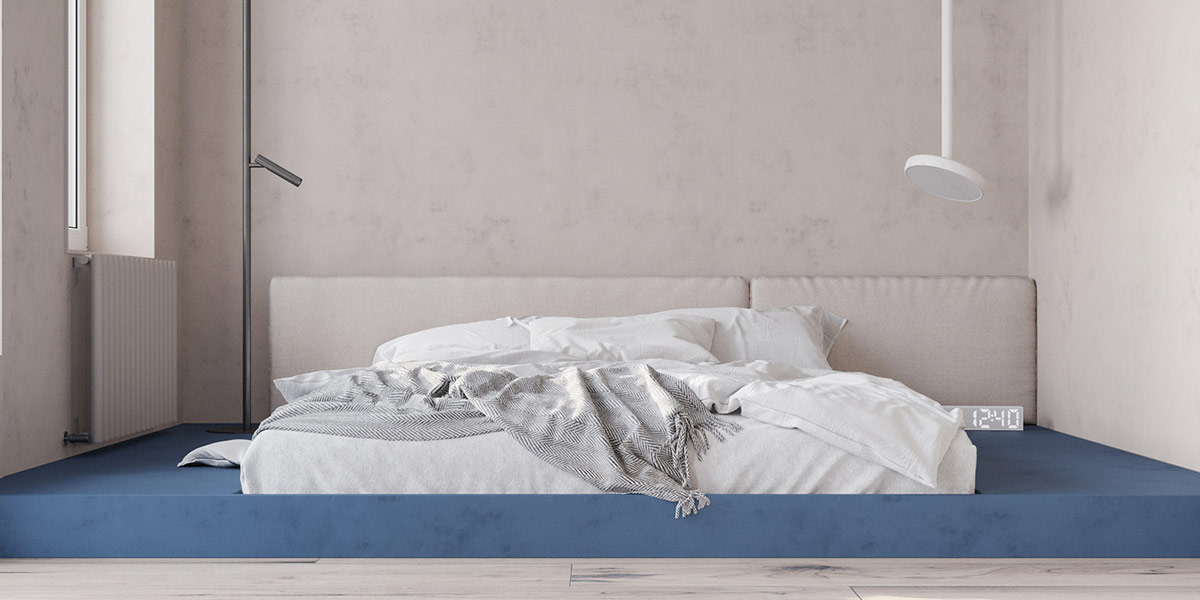 现代红色和蓝色风格的室内设计---酷图编号21