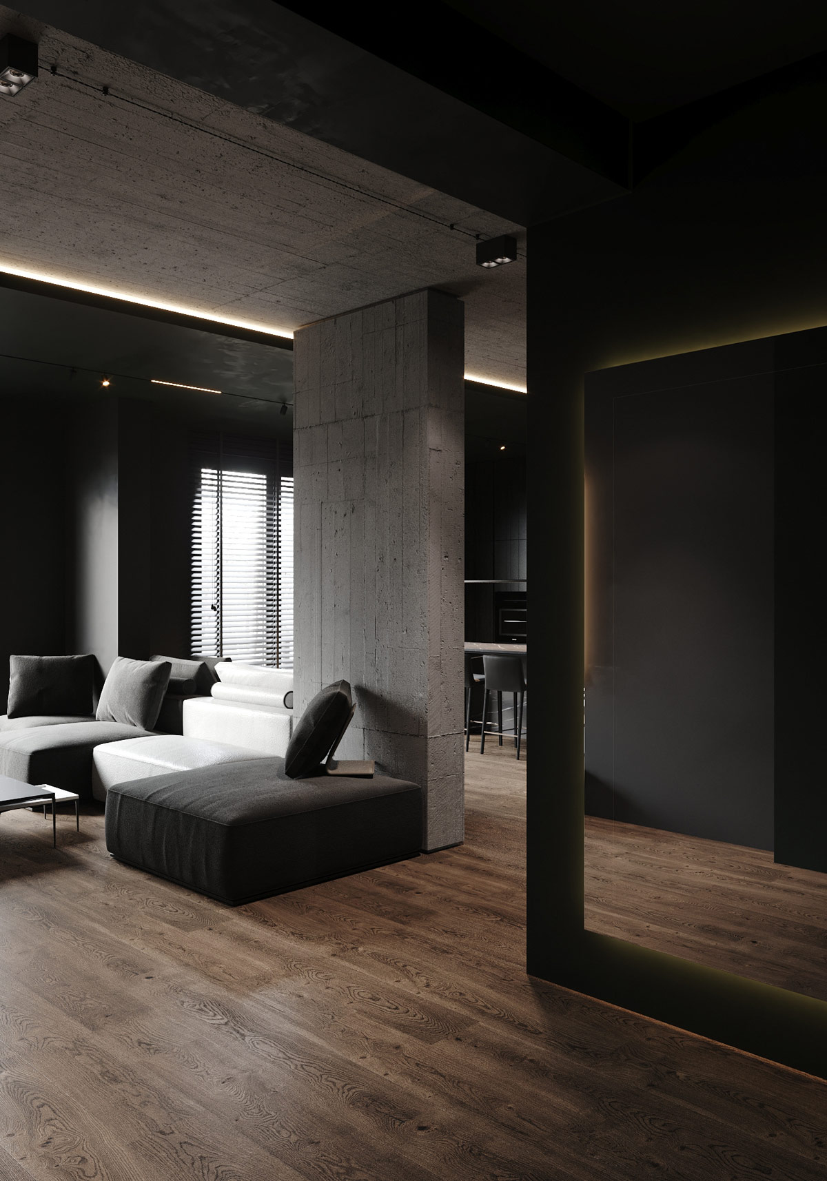 深色方案的室内设计---酷图编号21