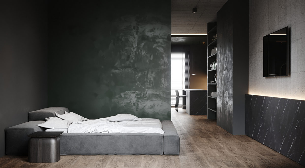 深色方案的室内设计---酷图编号3