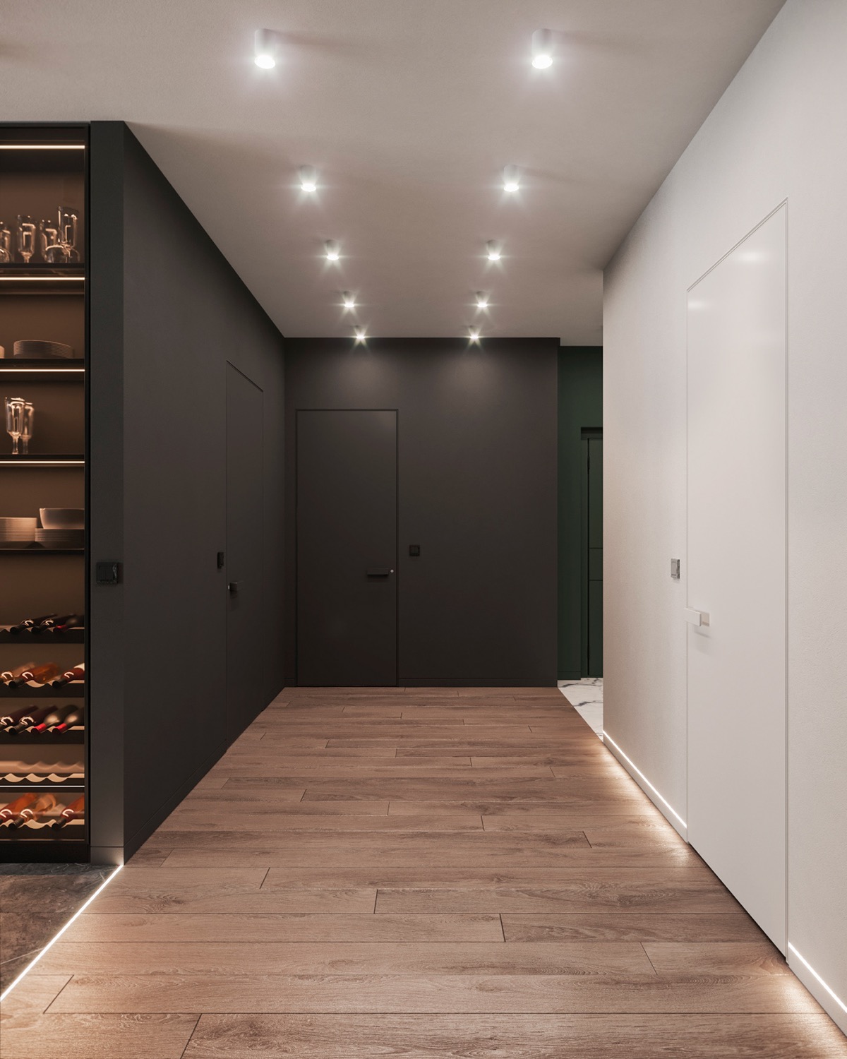 100平米以下的L型居住空间家居设计---酷图编号1328088