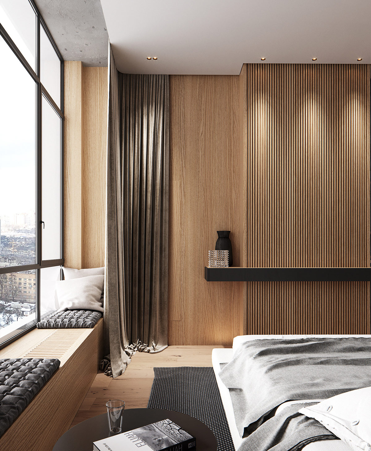 100平米以下的L型居住空间家居设计---酷图编号1328094