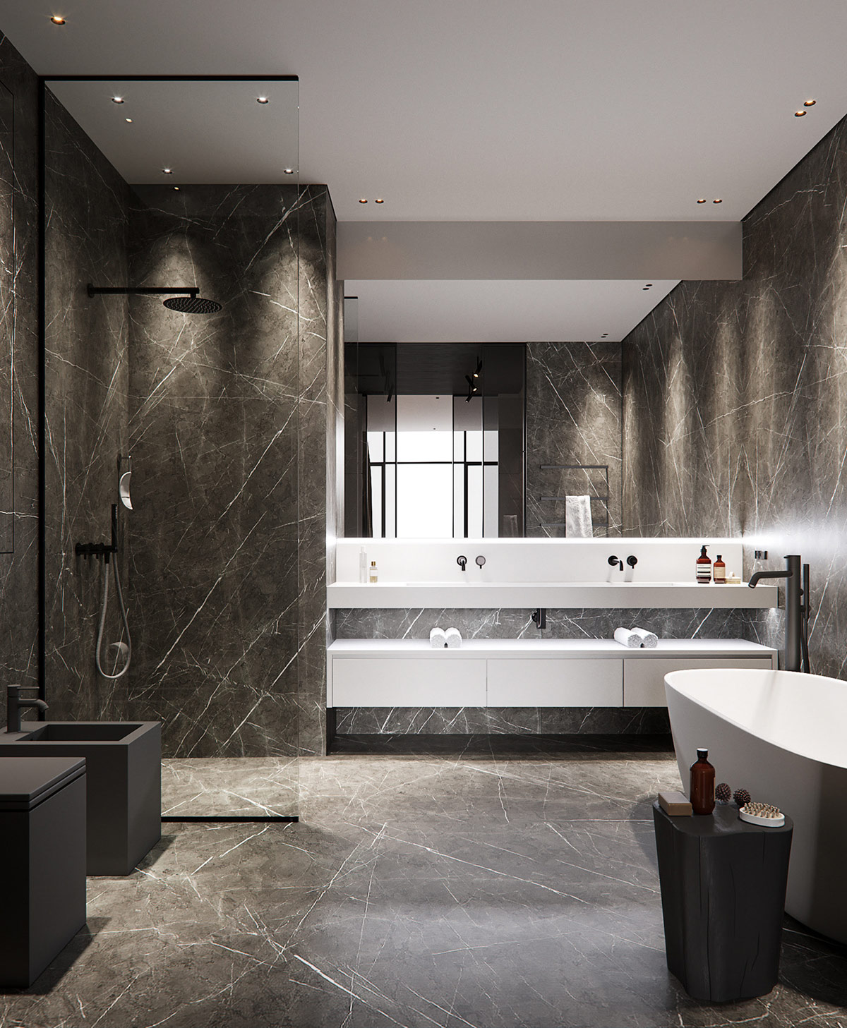 100平米以下的L型居住空间家居设计---酷图编号1328101