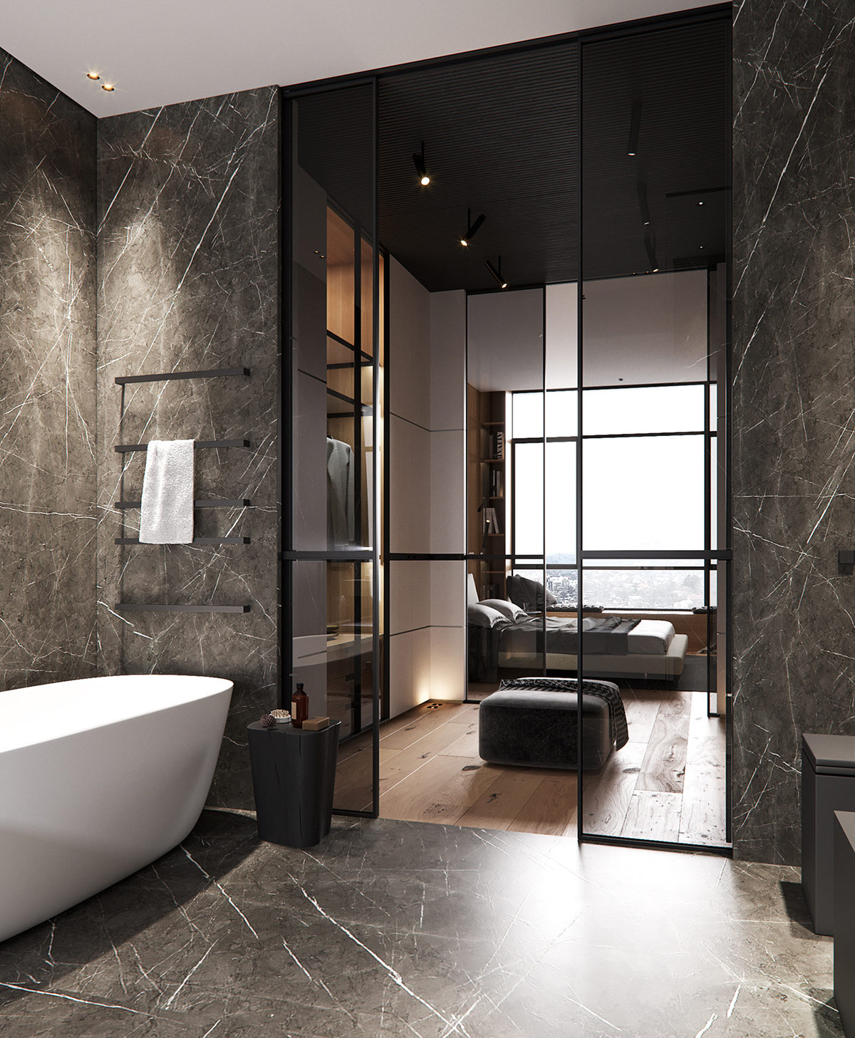 100平米以下的L型居住空间家居设计---酷图编号1328110