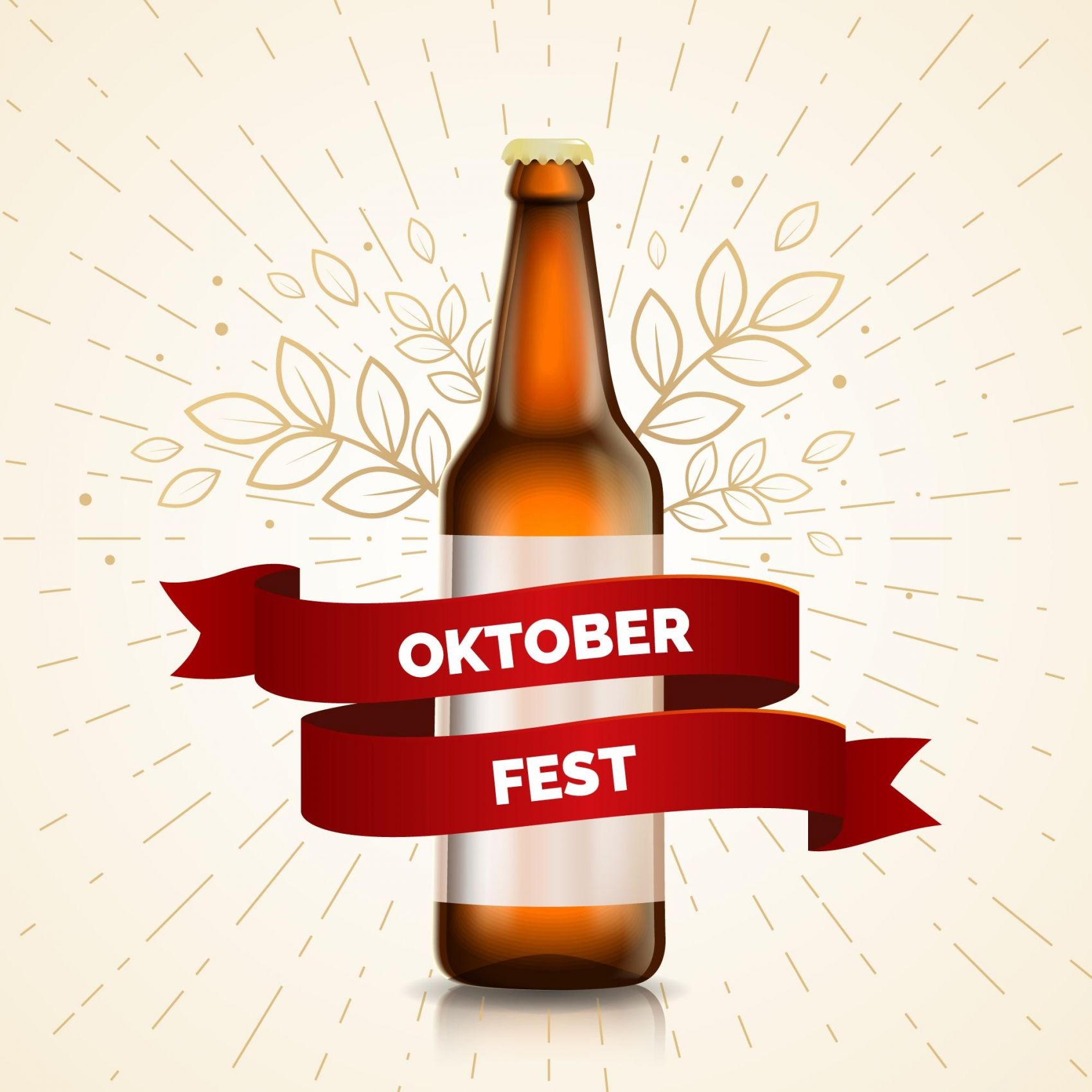 被红丝带啤酒素材图片