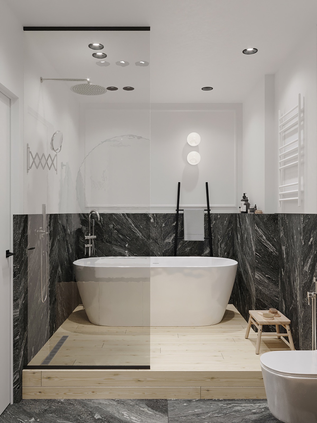 80平方米以下的经典木炭棕色公寓---酷图编号1329525