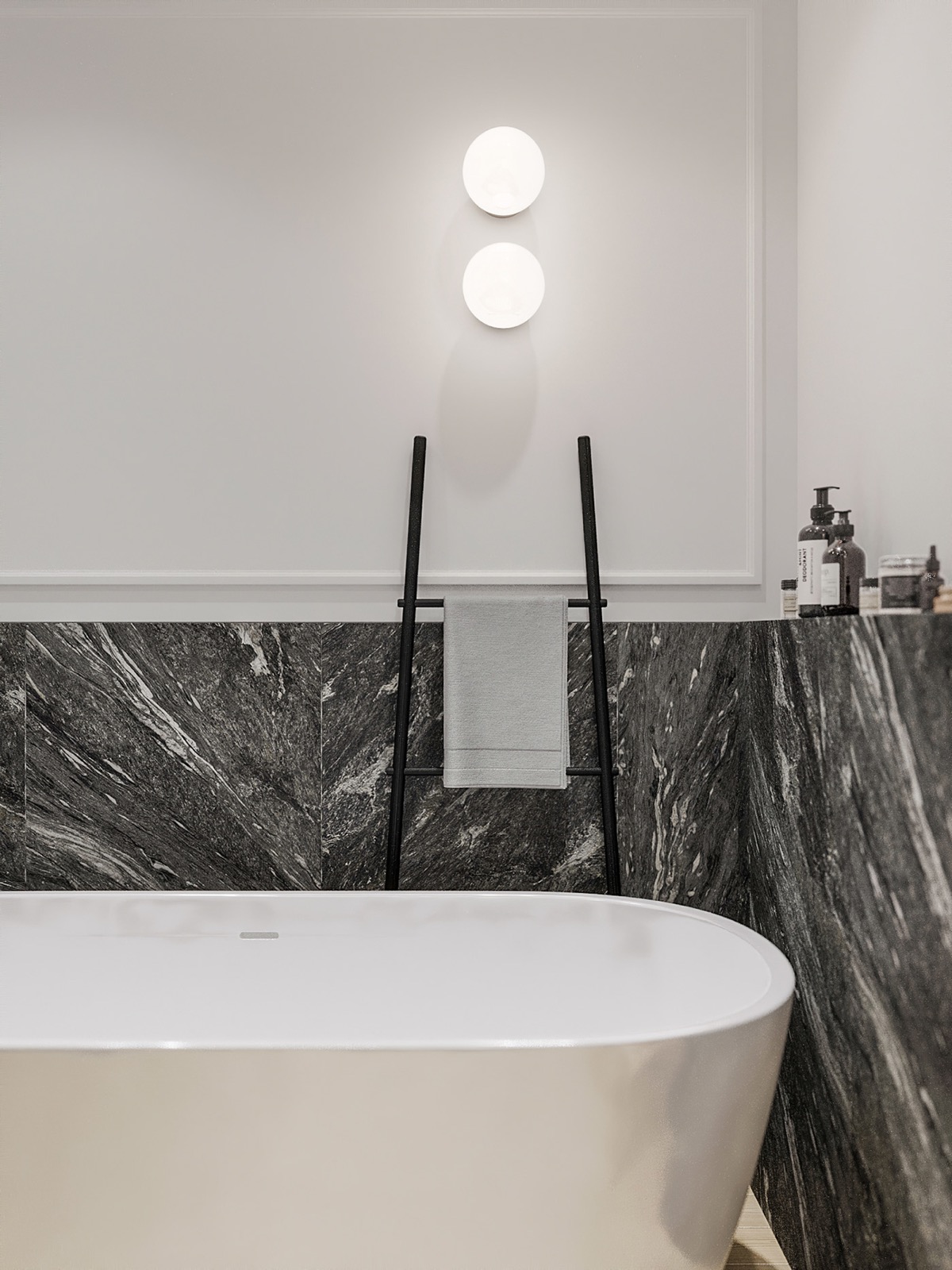 80平方米以下的经典木炭棕色公寓---酷图编号1329543