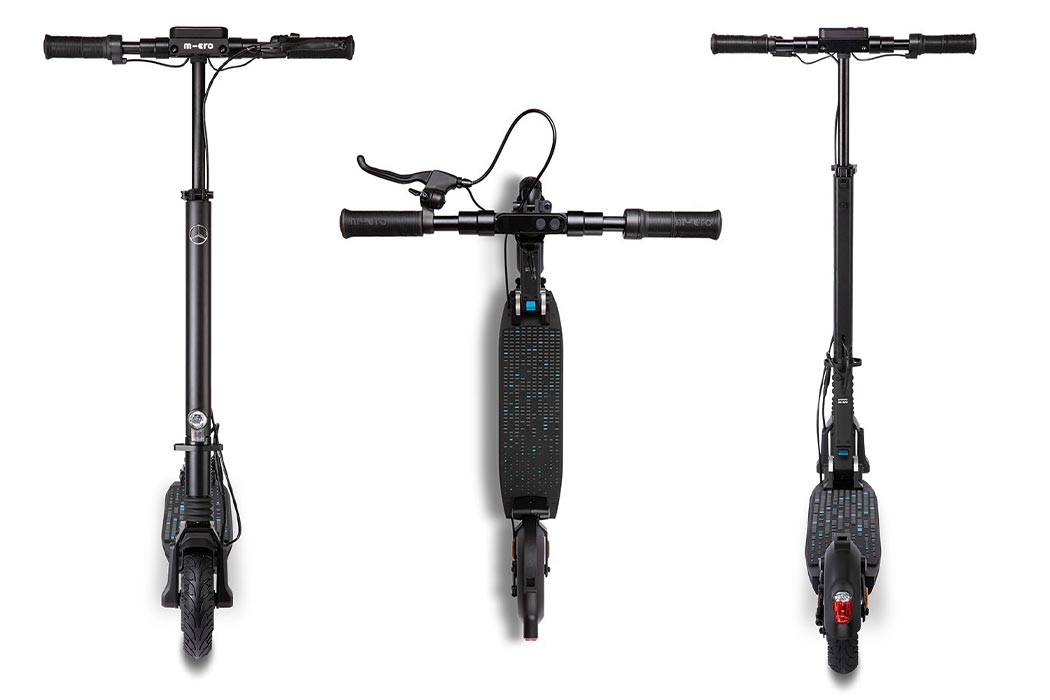 电动滑板车重约29磅(13.5千克),轻巧便携