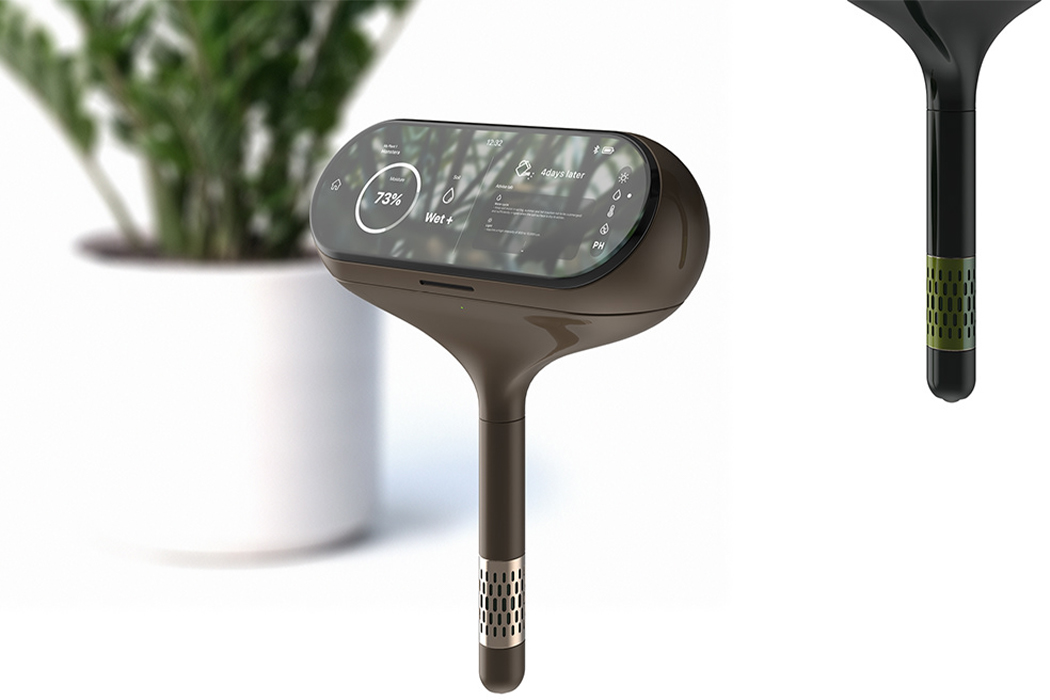 这种家庭园艺辅助设备可以粘在植物土壤上,保持健康!---酷图编号9