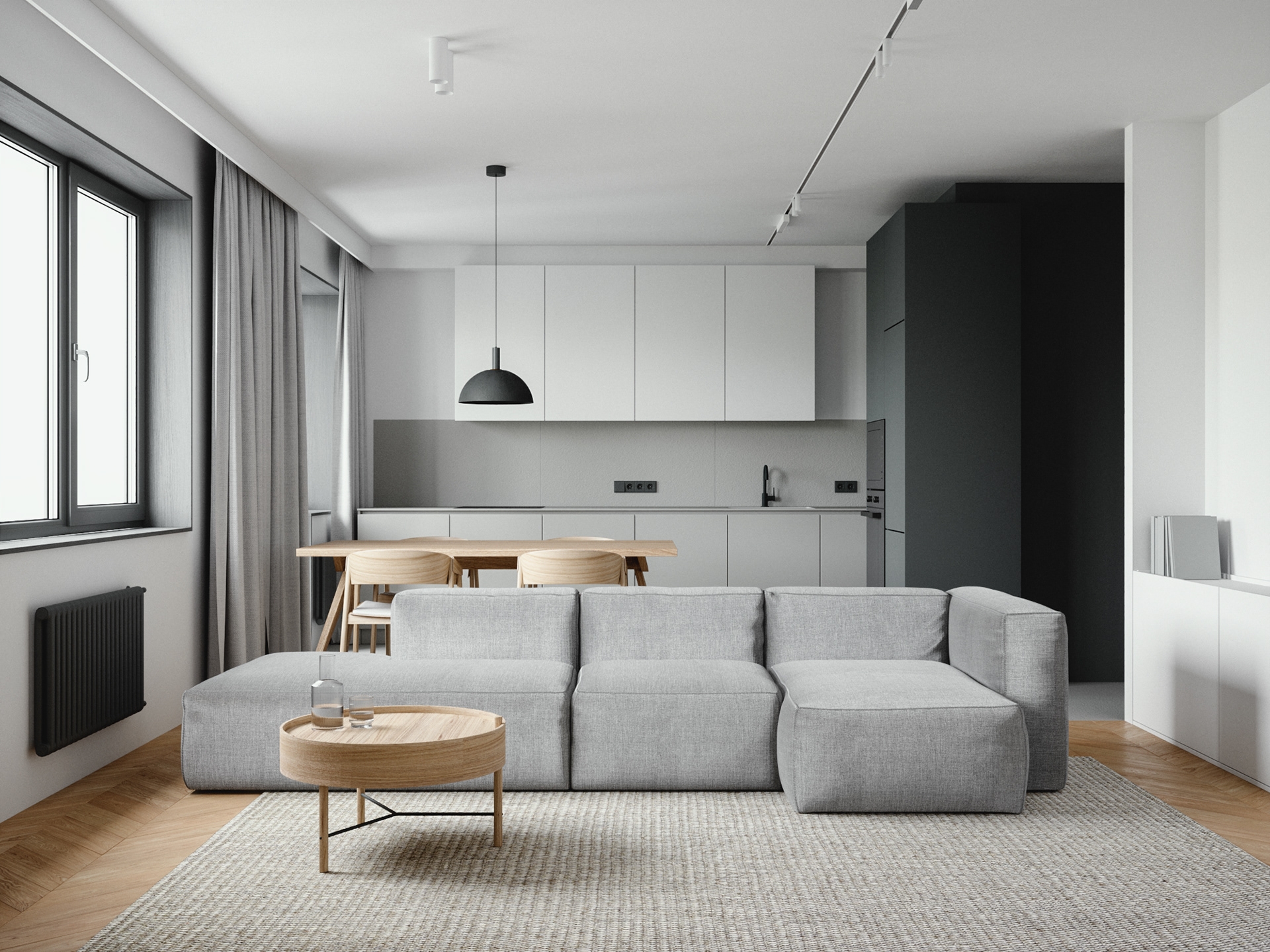 白俄罗斯明斯克78平方米的KK / DD公寓封面大图