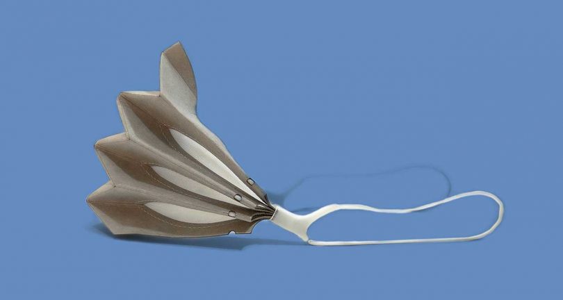 Zimarty受折纸设计原理启发使用zMask将口罩转变为可穿戴口罩---酷图编号10