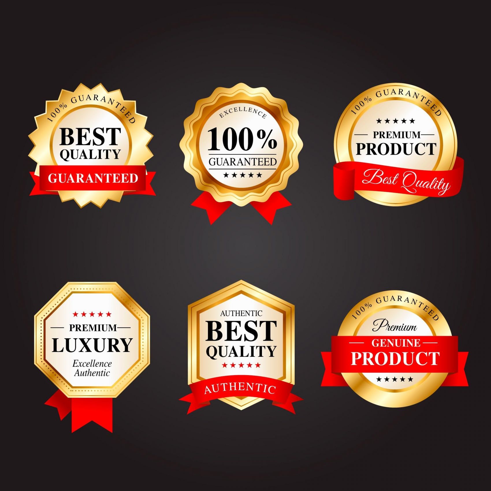 金色金牌奖章素材下载图片