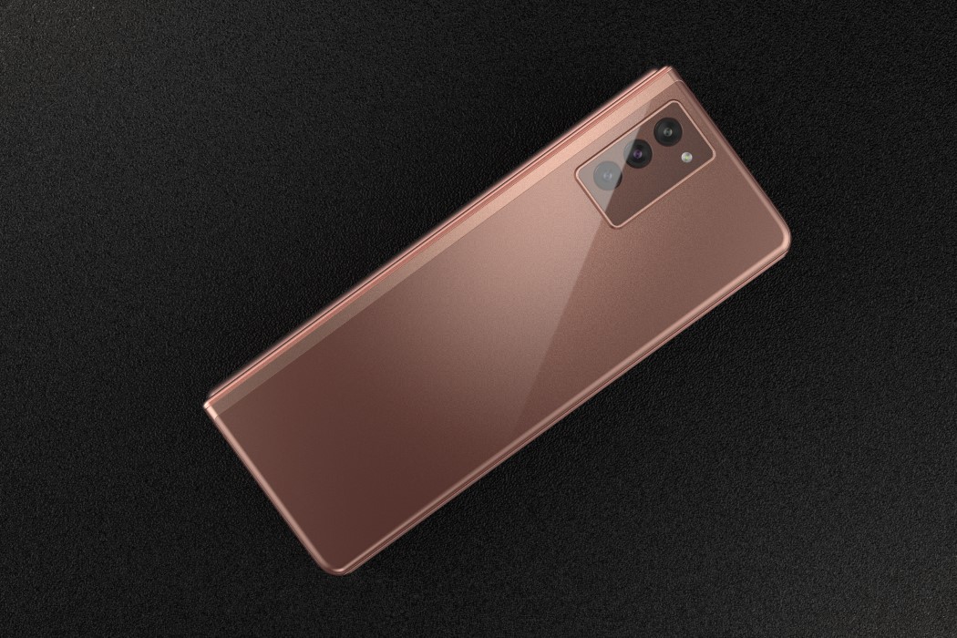 三星滑动键盘双铰链折叠的Galaxy智能手机---酷图编号2