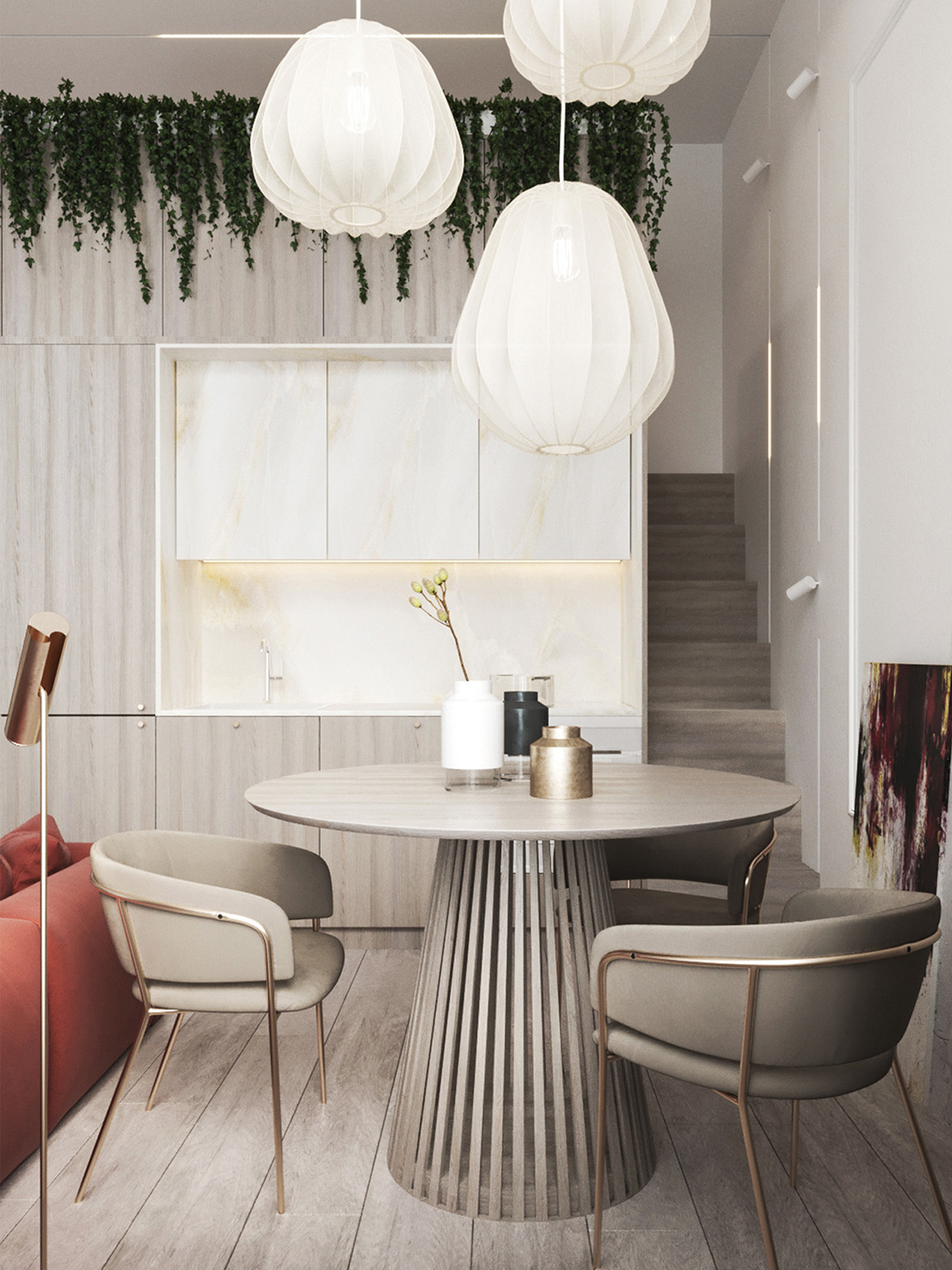 红色宁静的家庭室内装饰---酷图编号17