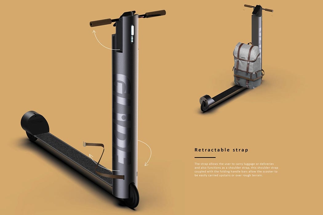 具有更好城市友好型的电动踏板车设计图片