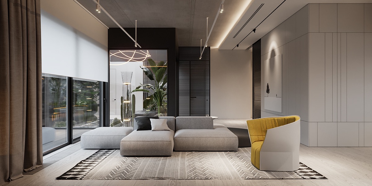 使现代空间变暖的柔和灯光---酷图编号8