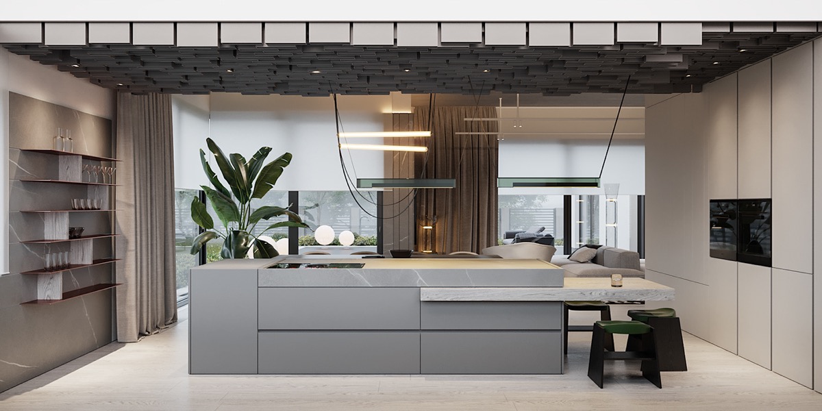 使现代空间变暖的柔和灯光---酷图编号14