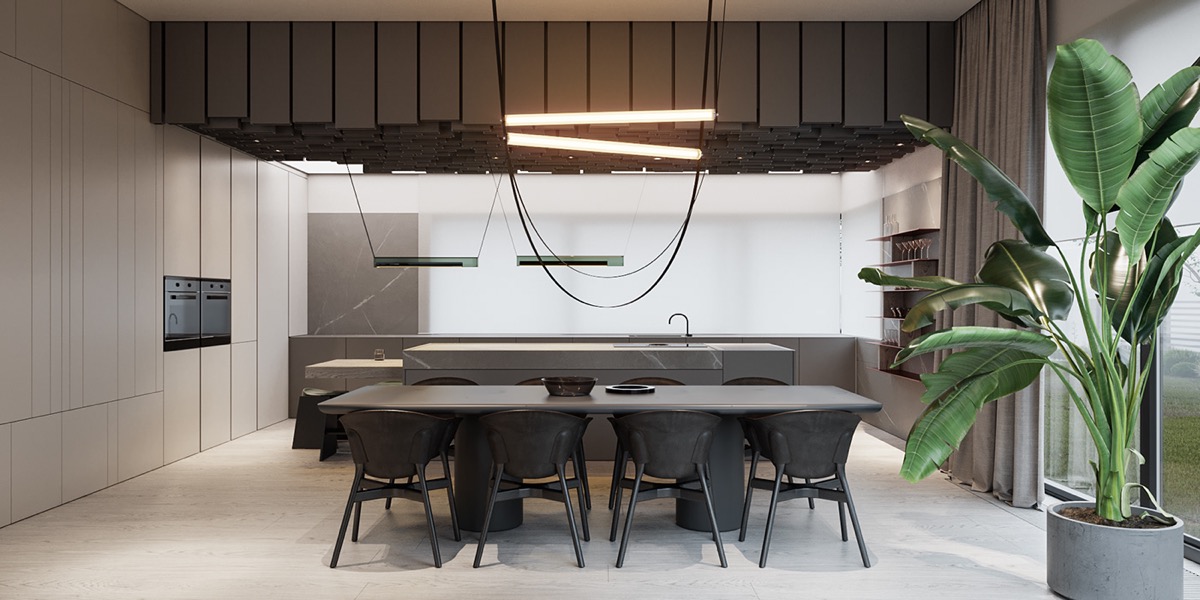 使现代空间变暖的柔和灯光---酷图编号6