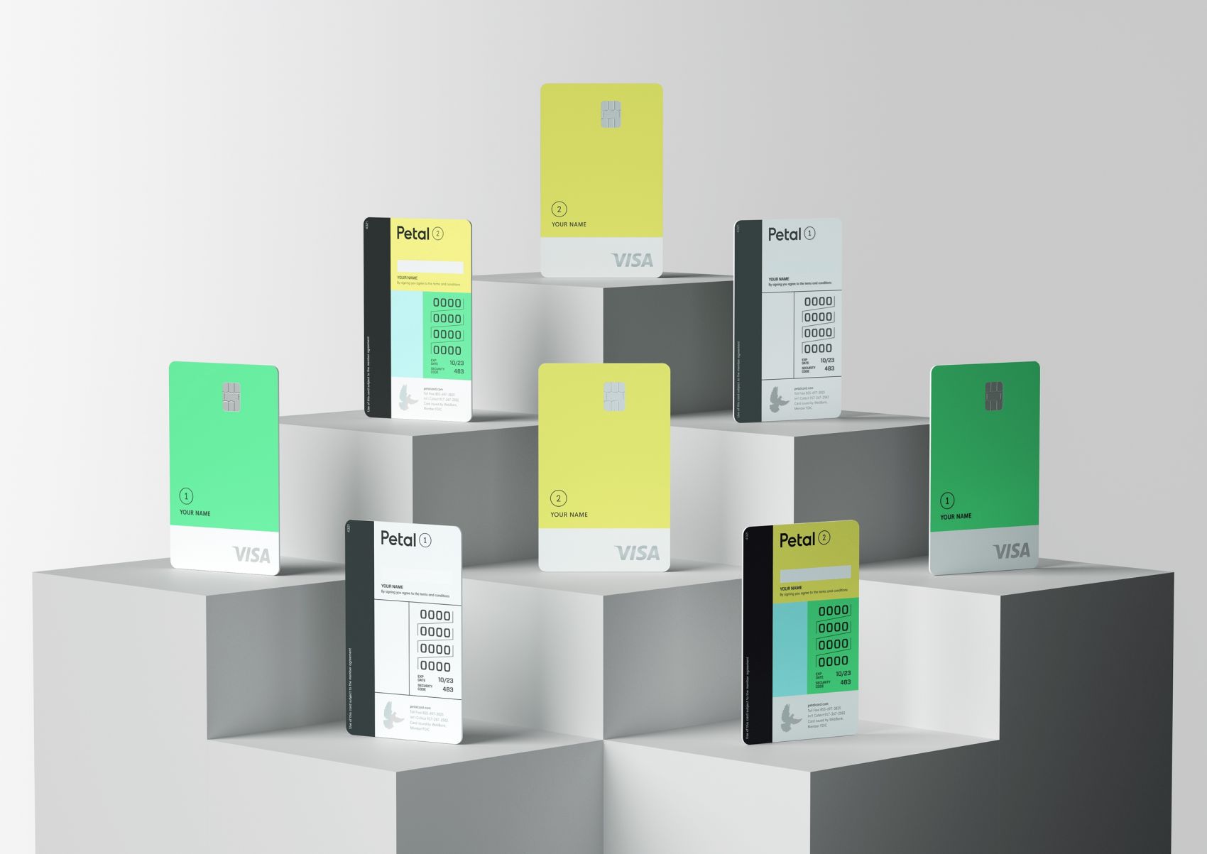 PETAL新型的信用卡图片