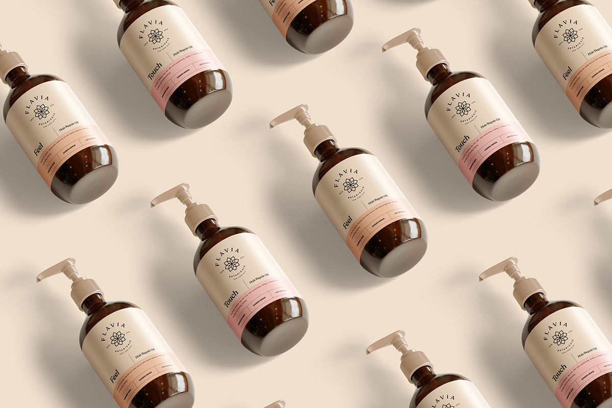 Flavia护发产品包装设计---酷图编号3