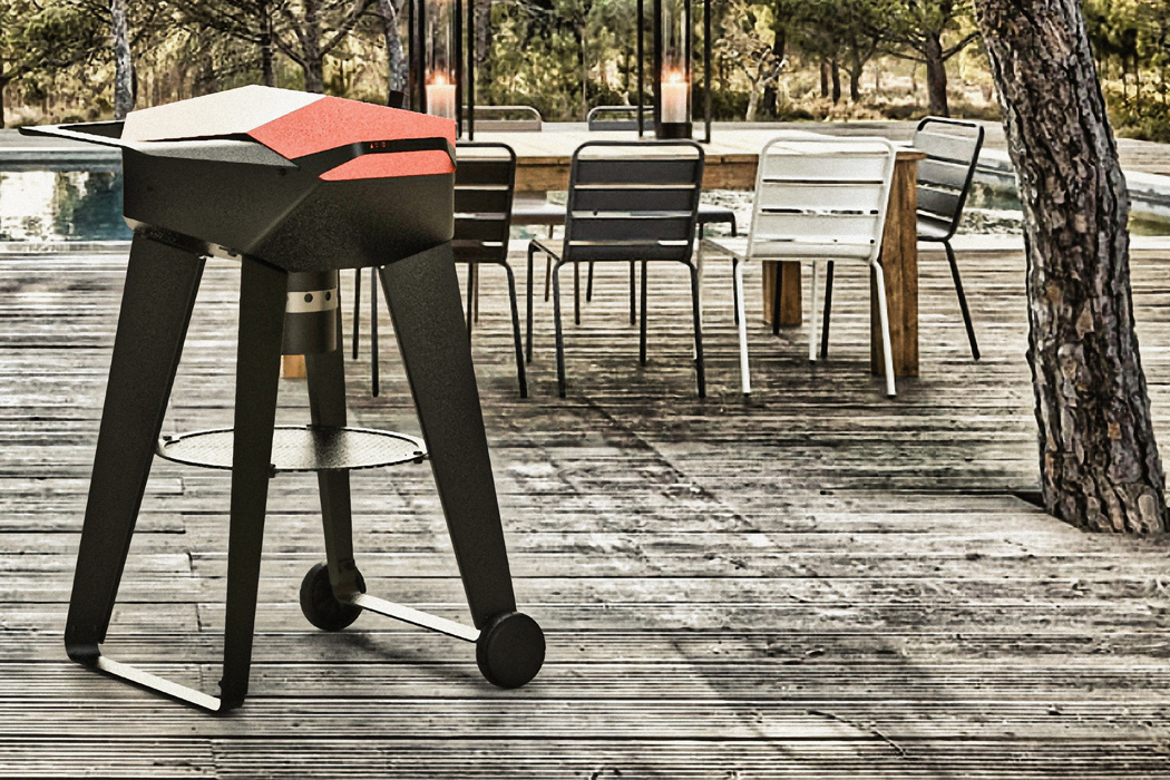 现代多彩的木炭烧烤炉---酷图编号10