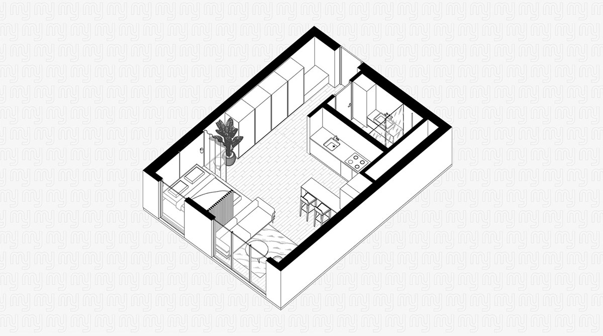 乌克兰40平方米以下新装修的公寓---酷图编号10