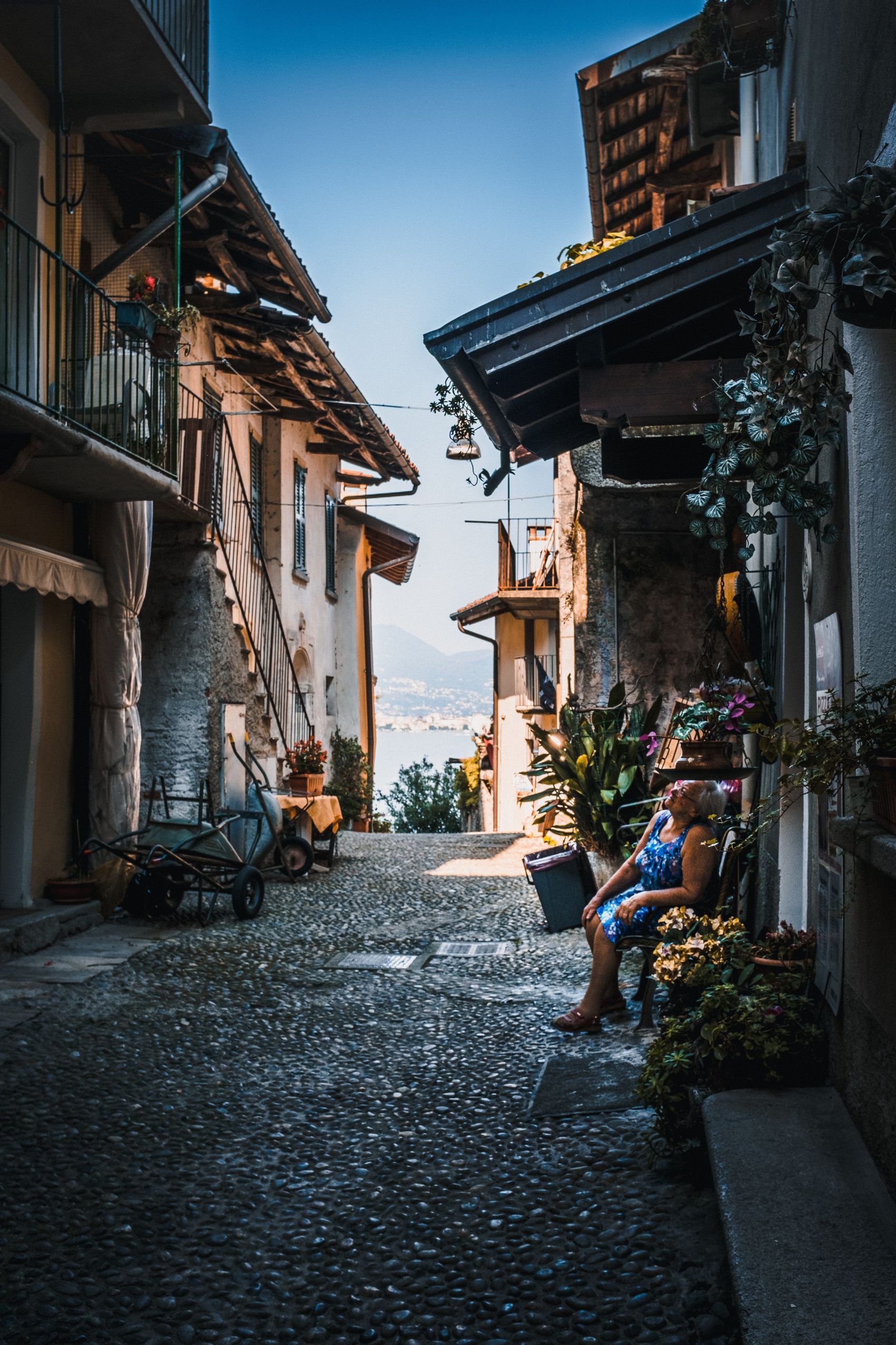 欧美街边的留守老人图片