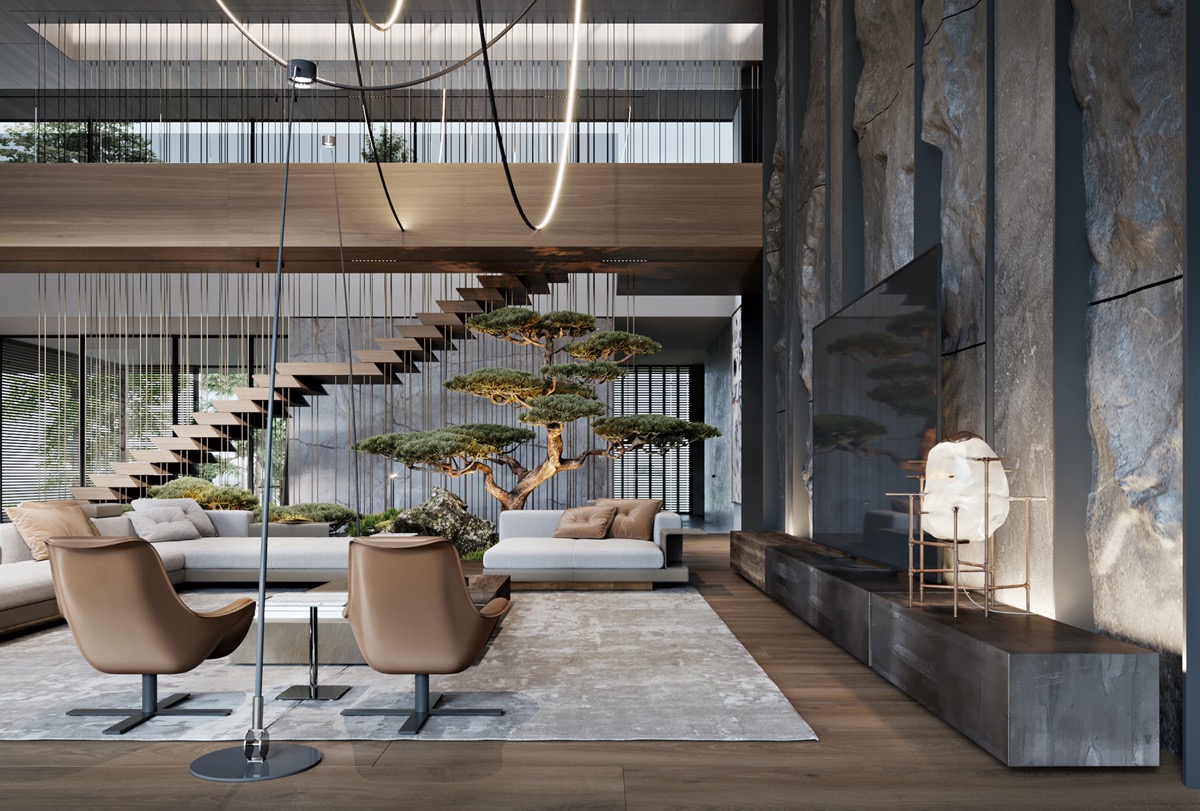 带天窗的现代豪华乡村别墅---酷图编号22