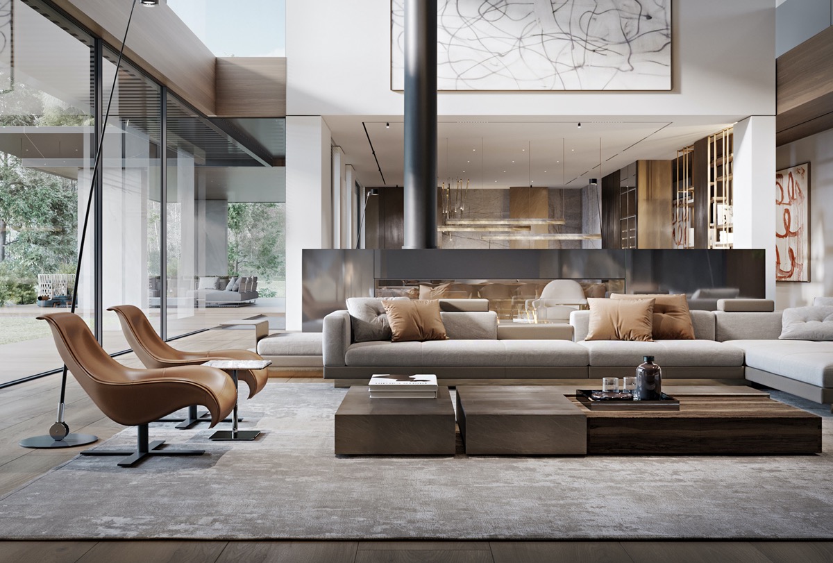 带天窗的现代豪华乡村别墅---酷图编号16