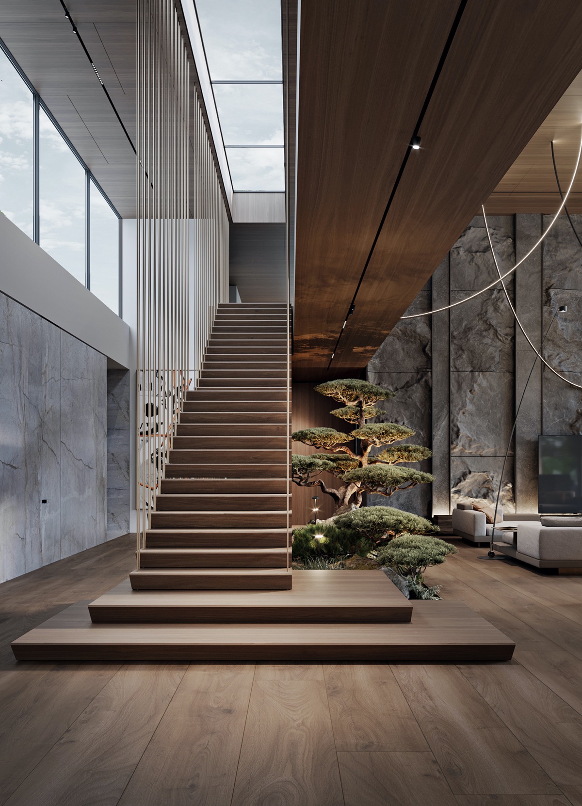 带天窗的现代豪华乡村别墅---酷图编号14