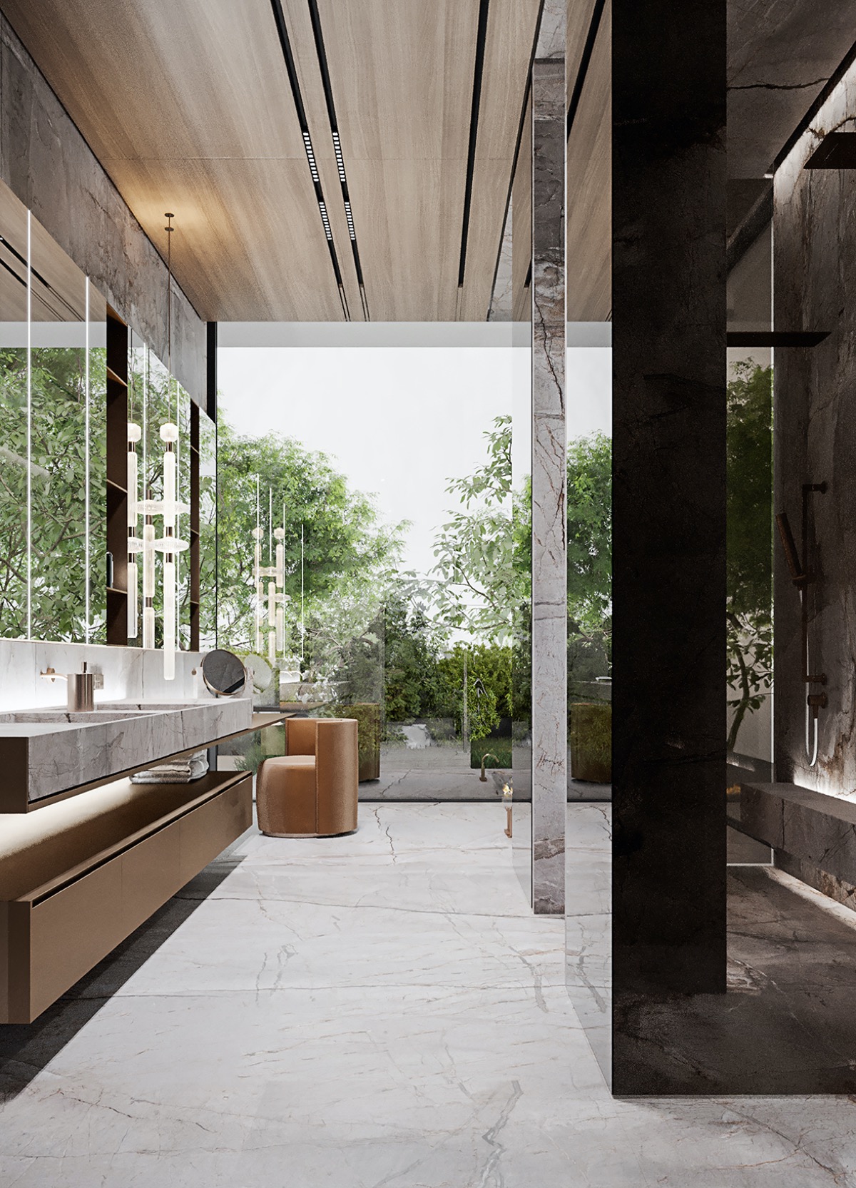 带天窗的现代豪华乡村别墅---酷图编号10