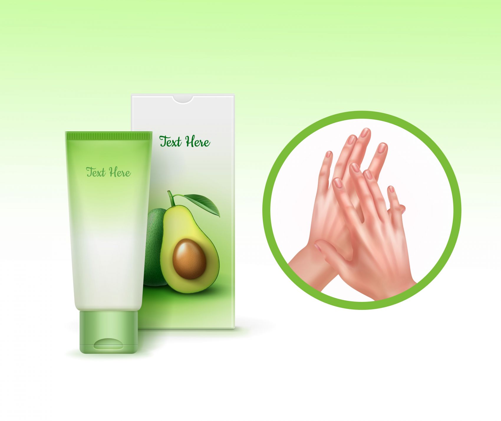 牛油果护手霜素材下载图片
