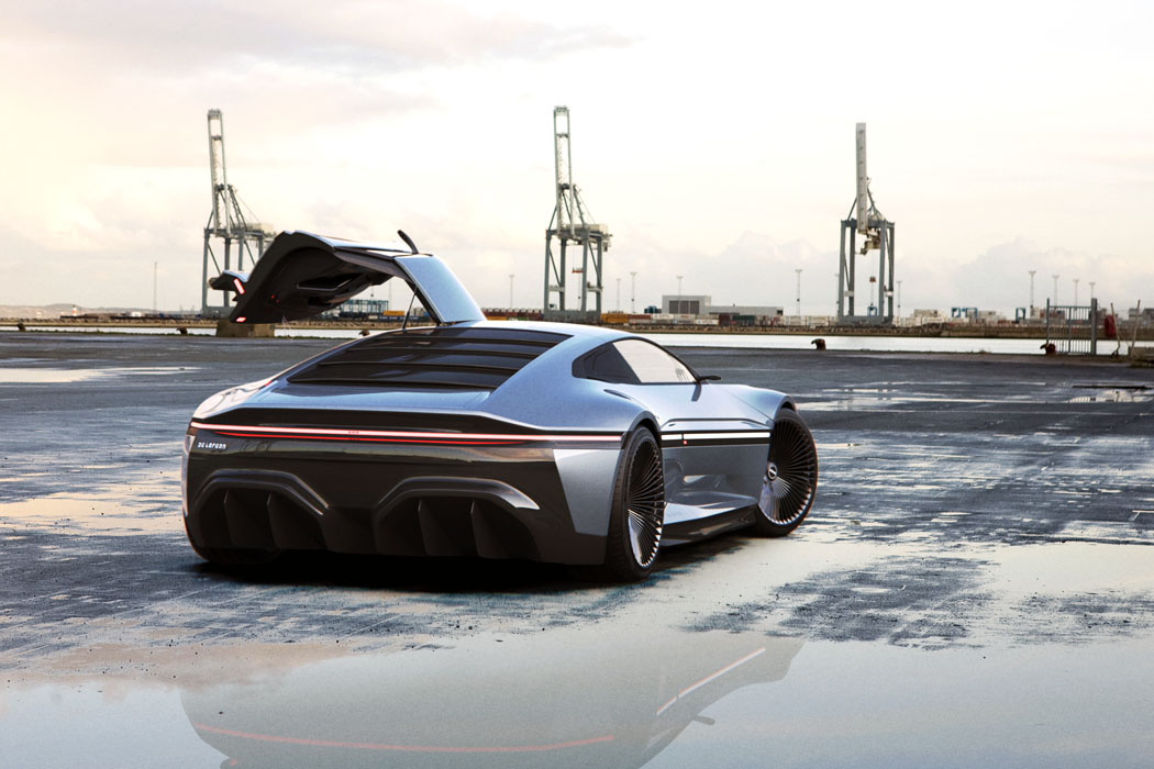 像鸥翼的DeLorean概念车---酷图编号2