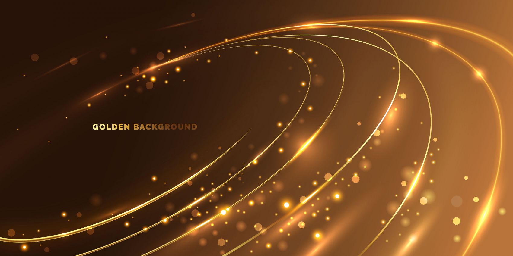 金箔色曲线线条光影素材图片