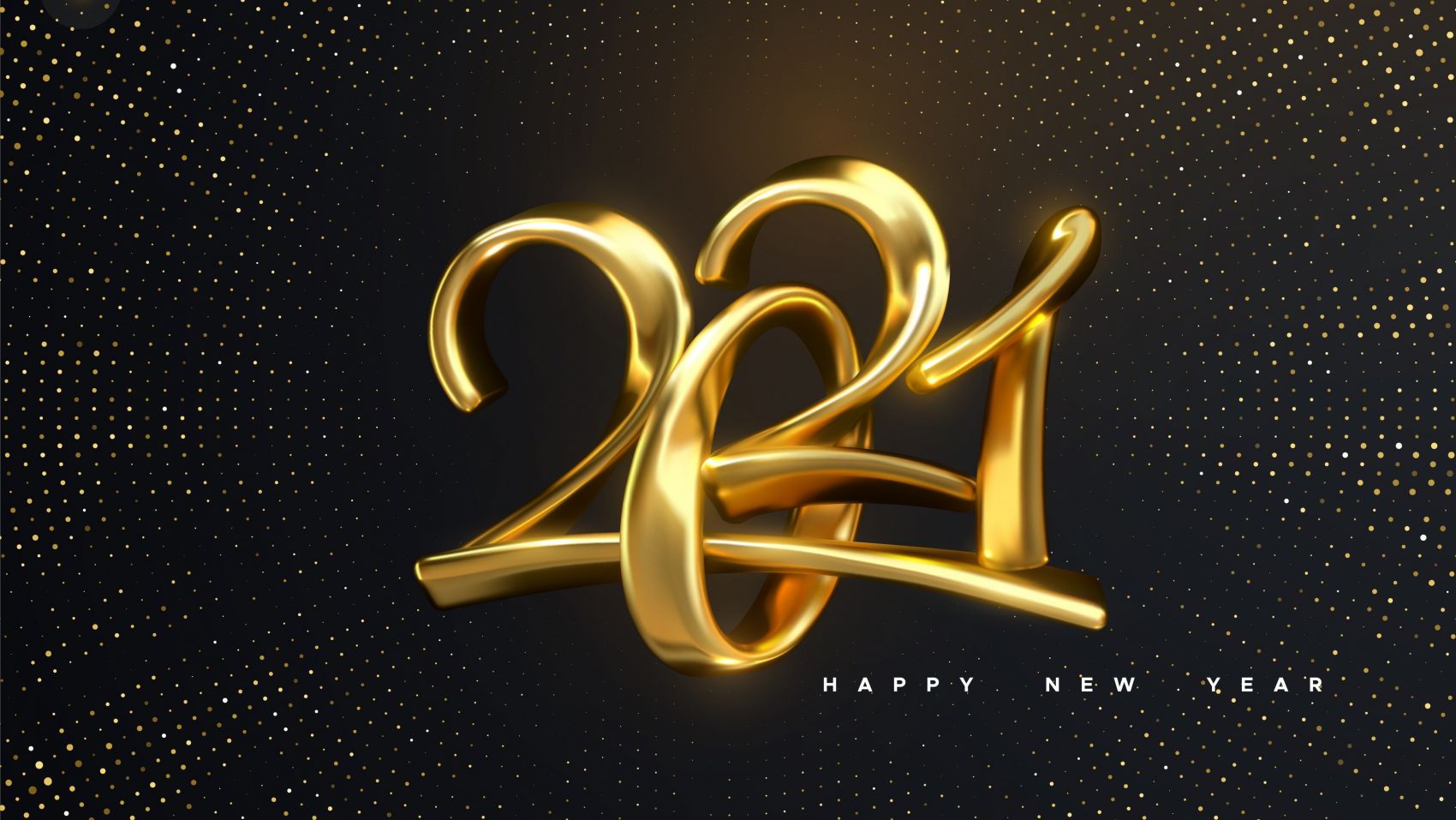 质感交叉扭在一起的2021金属立体字图片